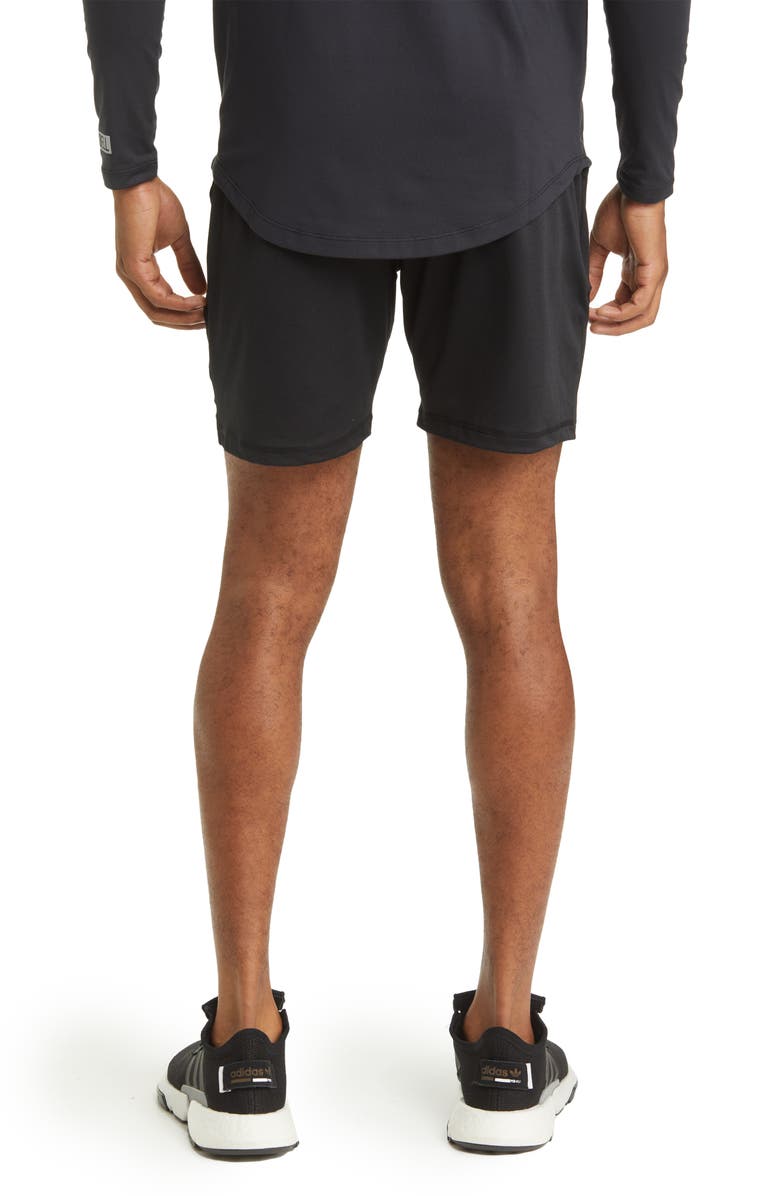 Barbell Apparel Drop Hem Long Sleeve T-Shirt, Alternate, color, 