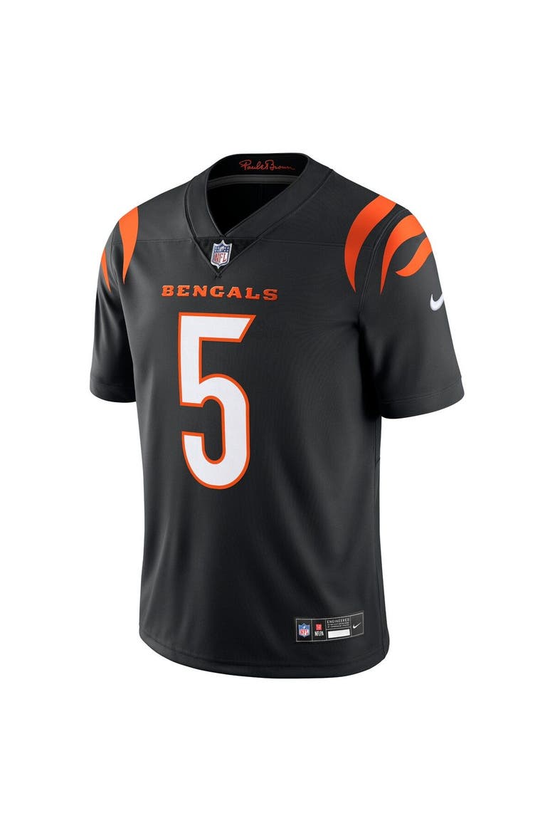 Men's Nike Tee Higgins Black Cincinnati Bengals  Vapor Untouchable Limited Jersey, Alternate, color, Black