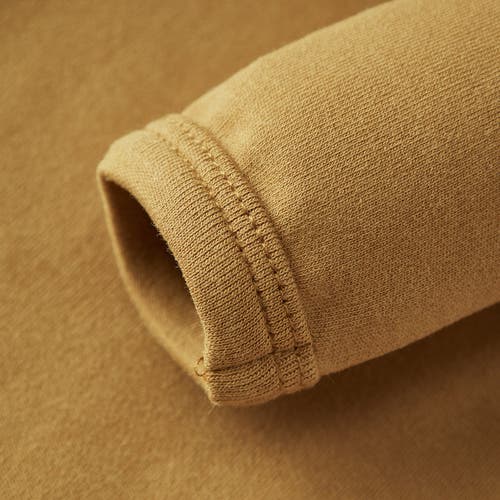 Milkbarn Brushed Zipper Pajama In Brown