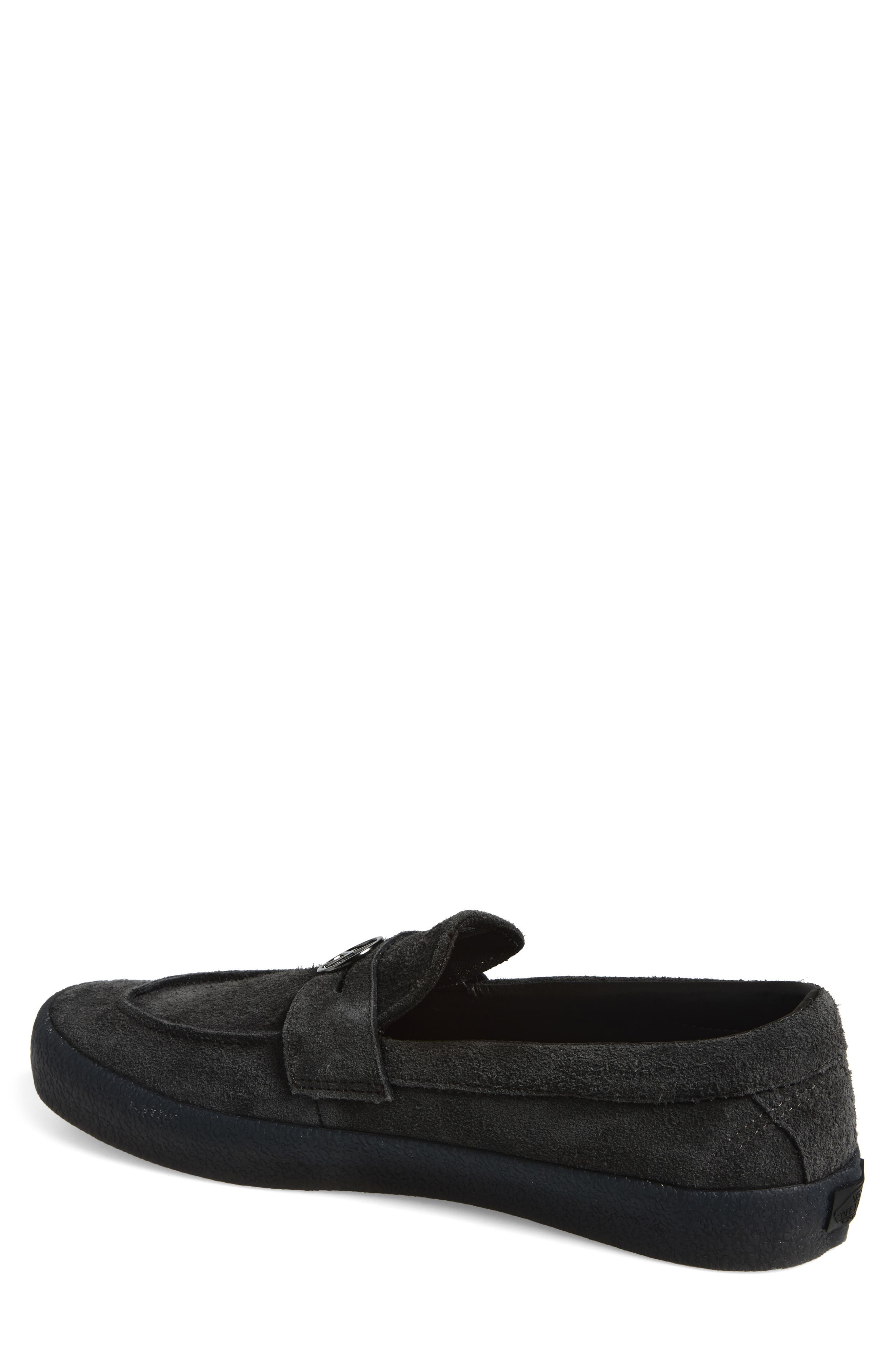Skate Loafer Sneaker, Alternate, color, CREPE FADED BLACK
