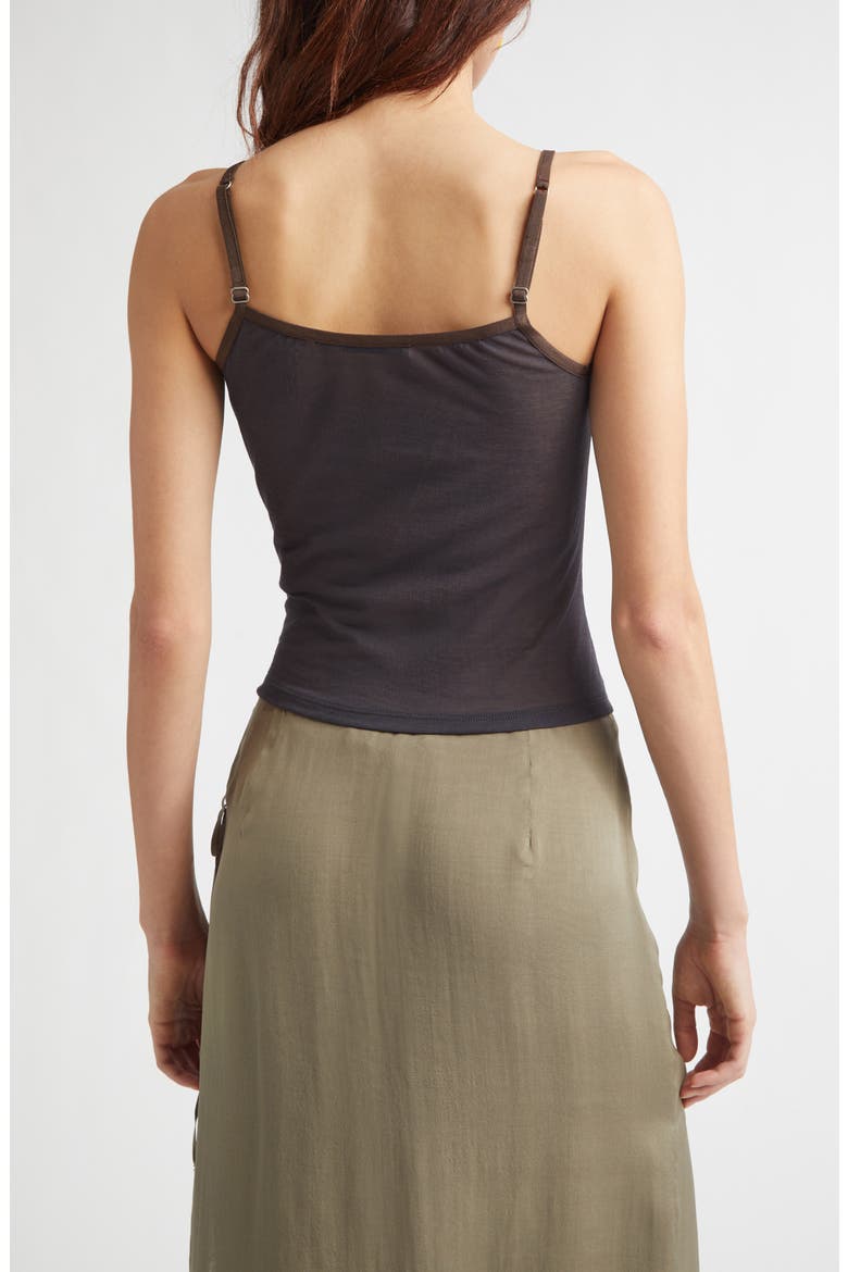 Nasem Cotton Blend Jersey Camisole, Alternate, color, GREY