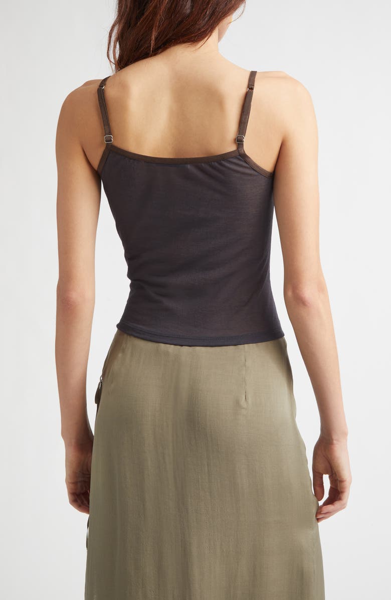 Paloma Wool Nasem Cotton Blend Jersey Camisole, Alternate, color, Grey