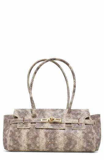 Latissee Faux Snakeskin Satchel