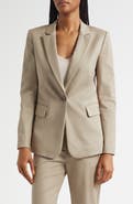 Emporio Armani Cotton Couture One-Button Blazer