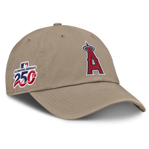 Men's Nike Khaki Los Angeles Angels Celebrating America's 250th Club Adjustable Hat