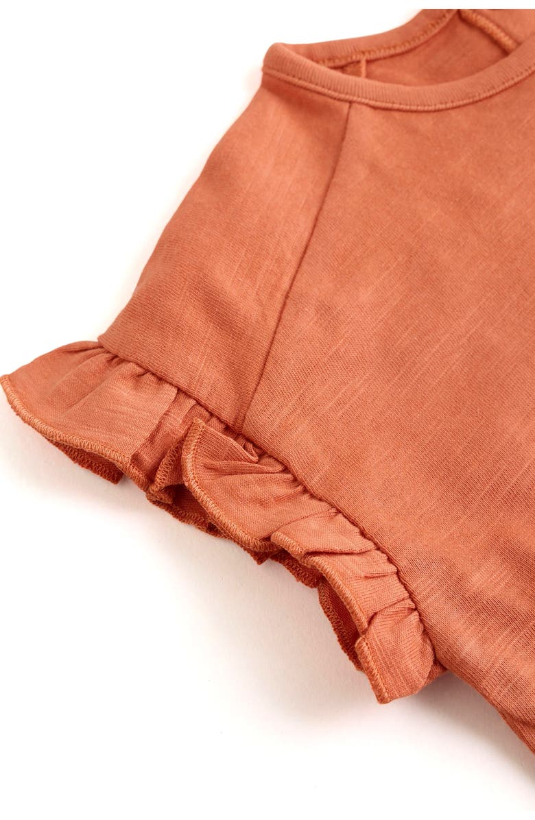 NEXT Kids' Chill Graphic T-Shirt & Stripe Pants Set, Alternate, color, Orange