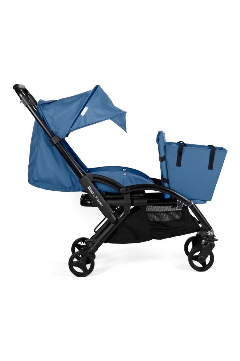Limo Single to Double Stroller, Alternate, color, PETROL BLUE