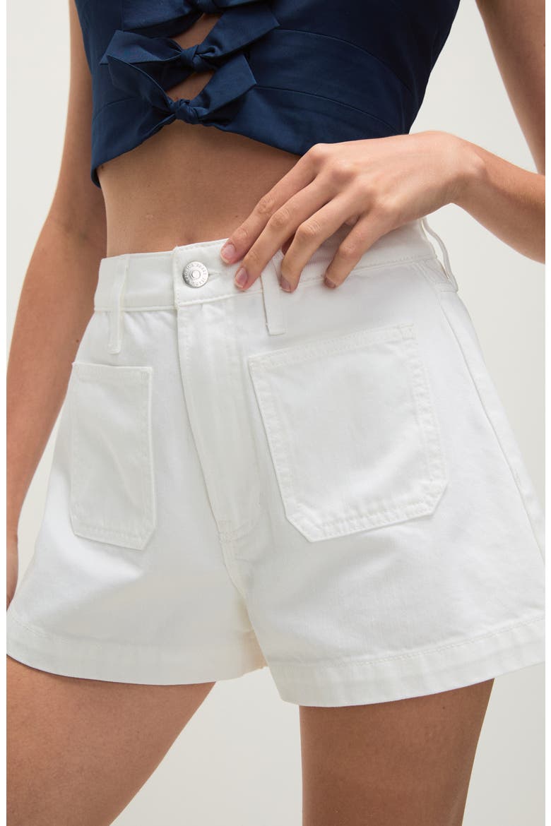 Timmi Cotton Shorts, Alternate, color, WHITE
