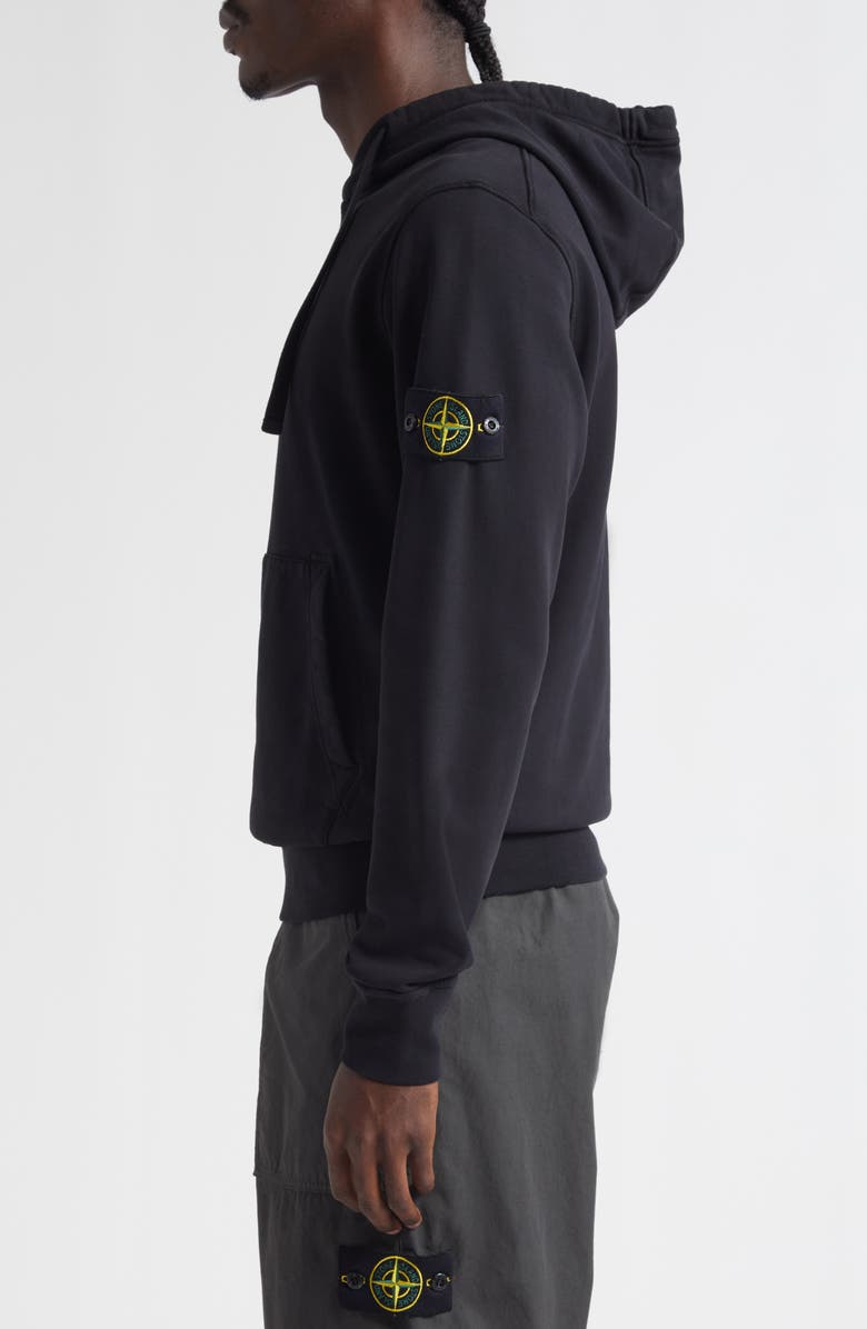 Stone Island Cotton Hoodie, Alternate, color, V0029 Black