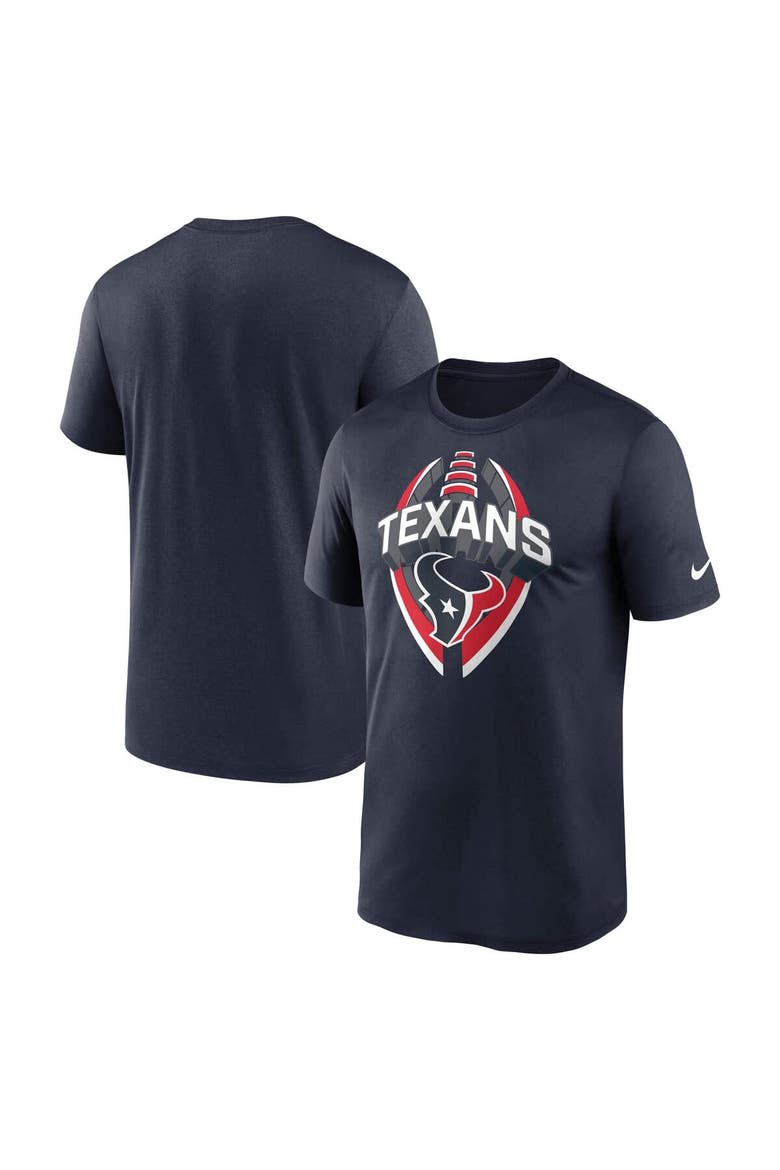 Men's Nike Navy Houston Texans Big & Tall Primetime Legend Icon Performance T-Shirt, Main, color, Navy
