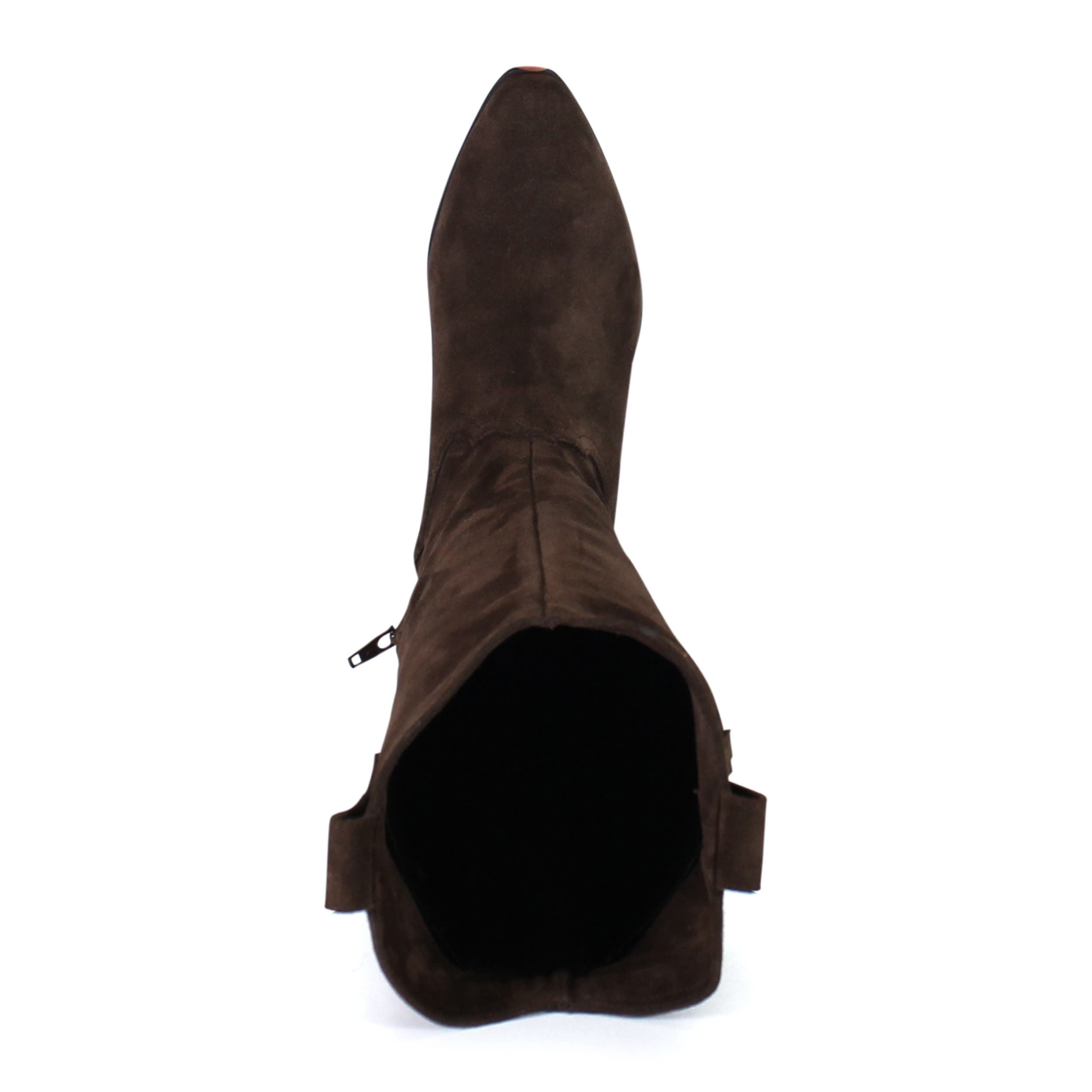 Diba True AME THYST Suede Knee High Boot, Alternate, color, Dark Brown
