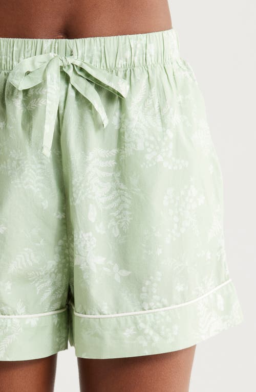 Nordstrom Classic Short Cotton Pajamas In Green