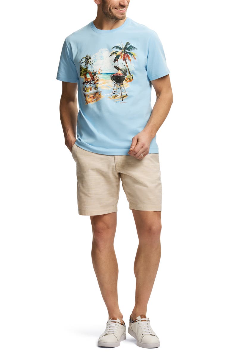 Robert Graham Summer BBQ Knit Graphic T-Shirt, Alternate, color, 