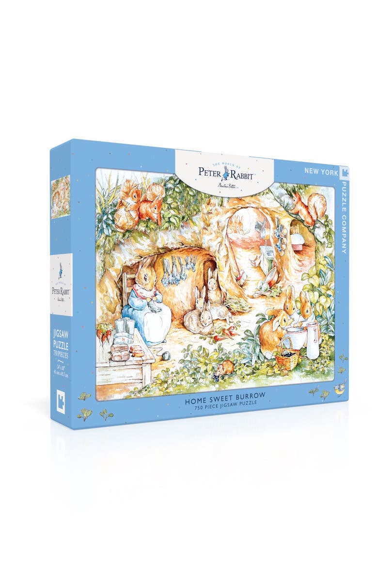NEW YORK PUZZLE COMPANY Home Sweet Burrow 750 Piece Puzzle, Alternate, color, NO COLOR