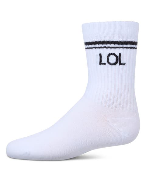 LOL Athletic Crew Socks (Toddler, Little Kid & Big Kid)