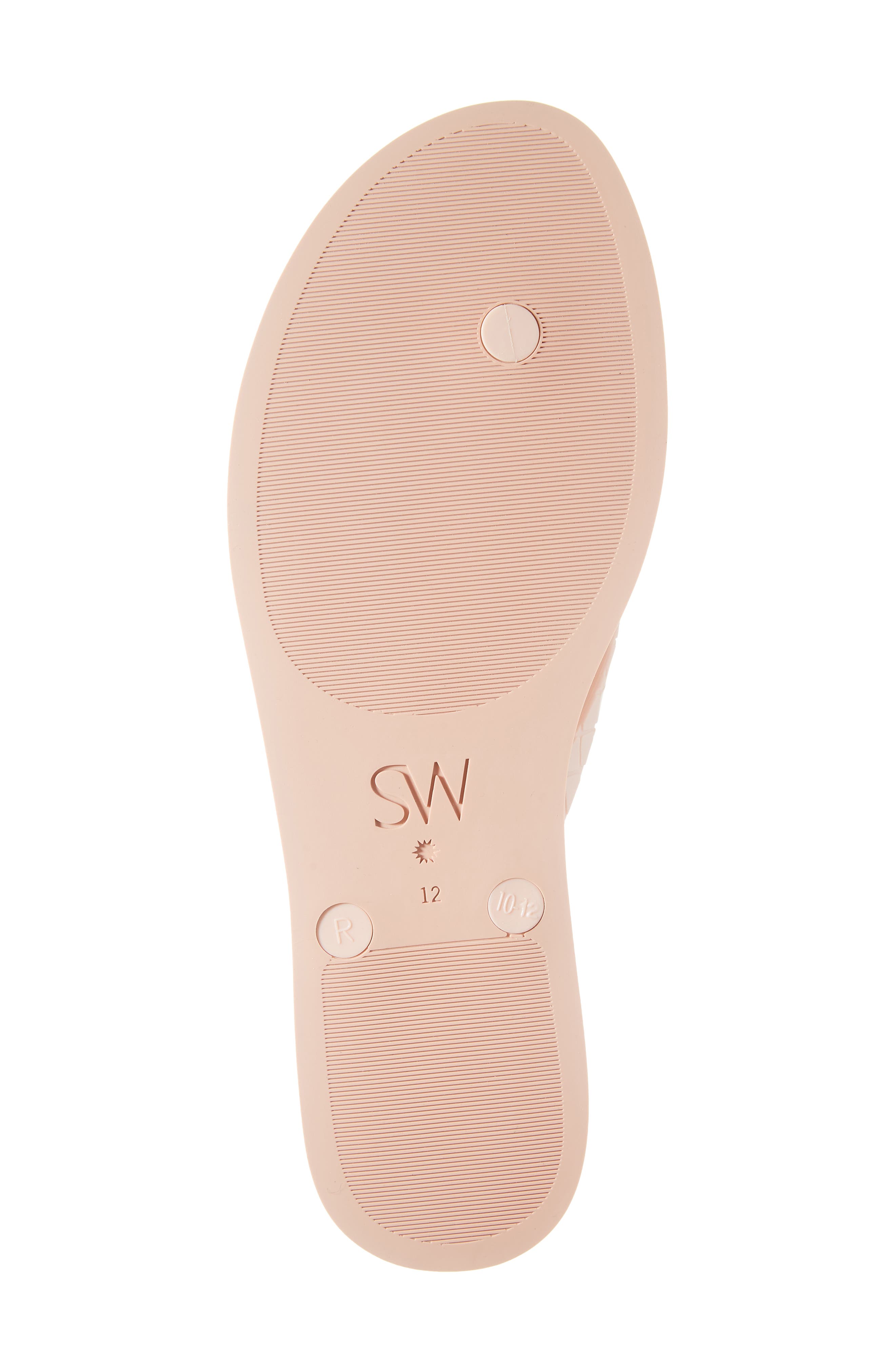 Stuart Weitzman Embossed Flip Flop, Alternate, color, Poudre