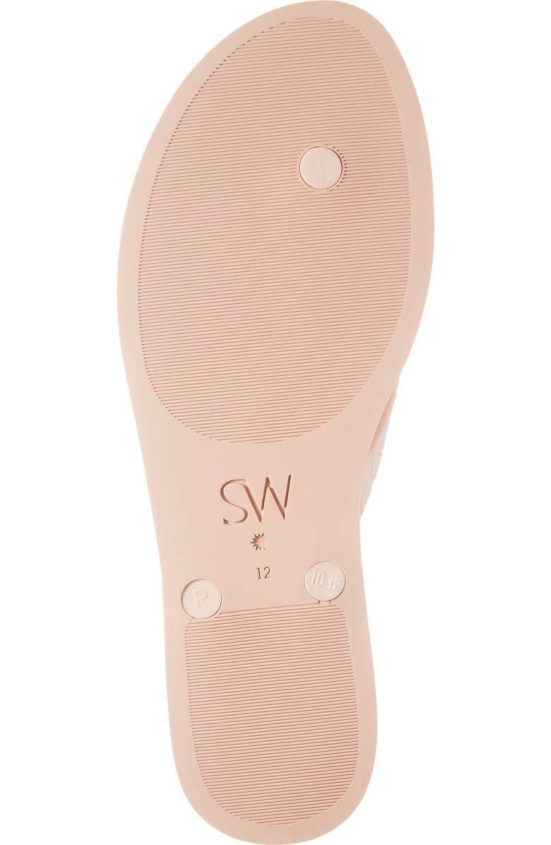 Stuart Weitzman Embossed Flip Flop, Alternate, color, Poudre