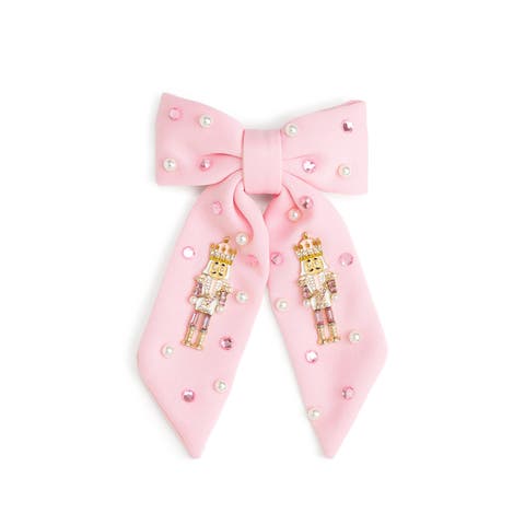 Nutcracker Christmas Gemstone Clip