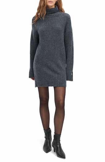Favorite Daughter The St. James Long Sleeve Turtleneck Wool Blend Sweater Dress