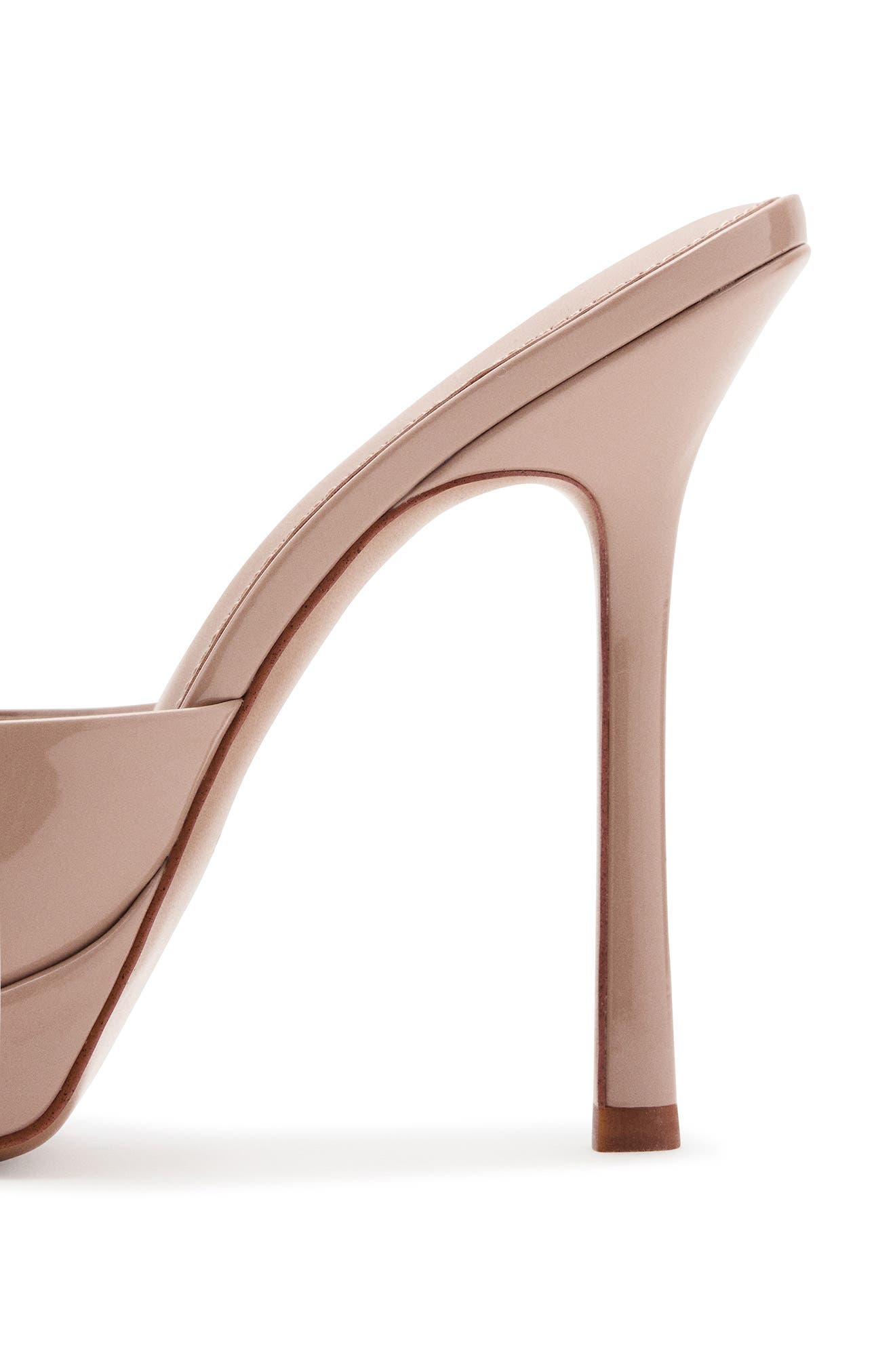 Faux Leather Platform Stiletto Sandal, Alternate, color, BLUSH TAN