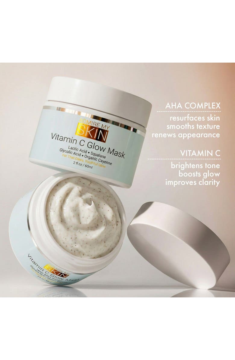 Admire My Skin Vitamin C Glow Mask, Alternate, color, Clear