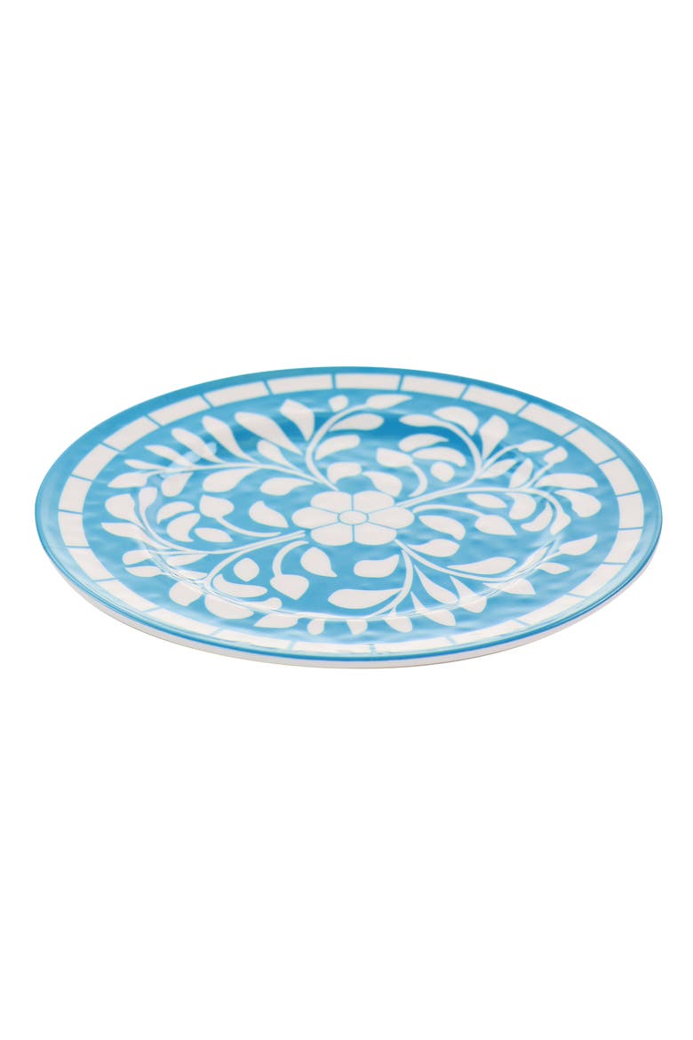 Telly 12 Piece Melamine Dinnerware Set, Alternate, color, Blue