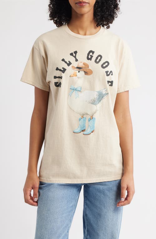 Junk Food Silly Goose Graphic T-shirt In Neutral