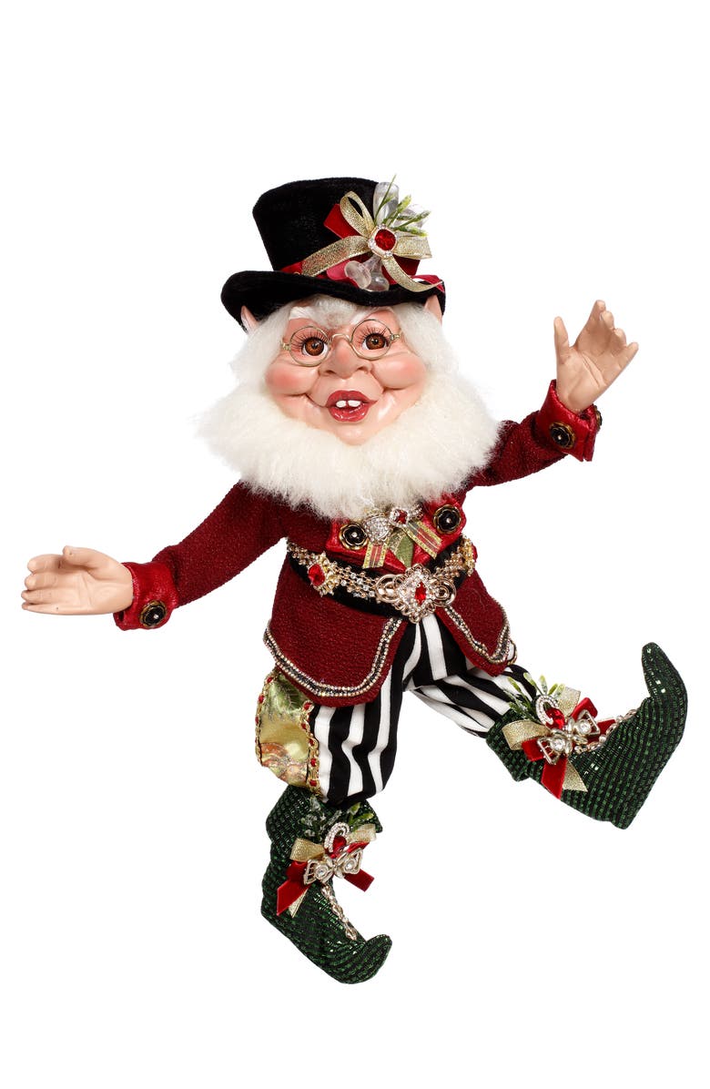 Mark Roberts Party Time Elf, Medium, Main, color, Burgundy
