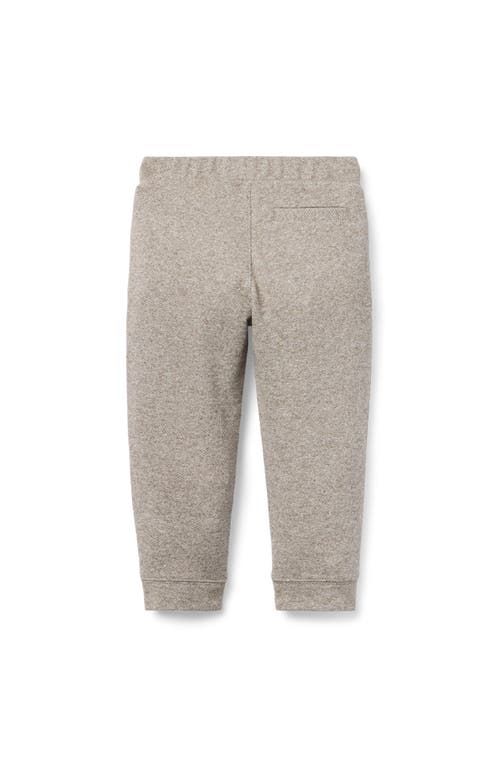 Janie And Jack The Herringbone Jogger In Neutral
