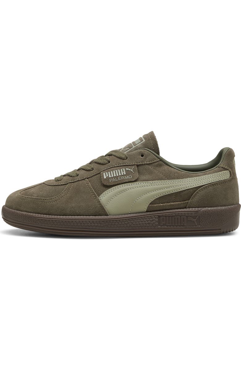 PUMA Palermo Sneaker, Alternate, color, Loden Green/ Gum
