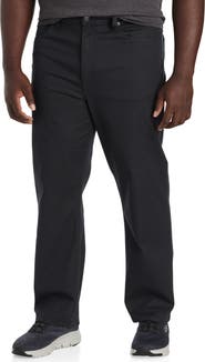 True Nation by DXL Big & Tall Black Loose-Fit Stretch Jeans