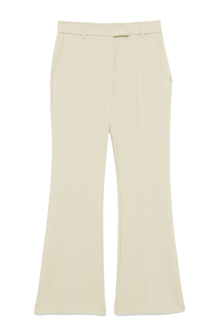 Straight Trousers, Alternate, color, Ecru