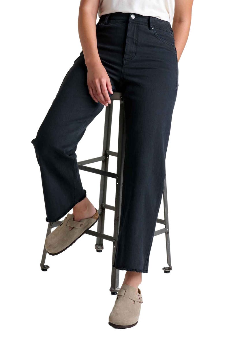 Toad & Co Women's Balsam Cutoff Pant, Alternate, color, Washed Black