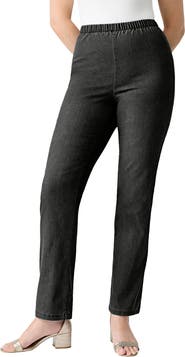 Roaman's Plus Size Comfort Stretch Straight Leg Jean