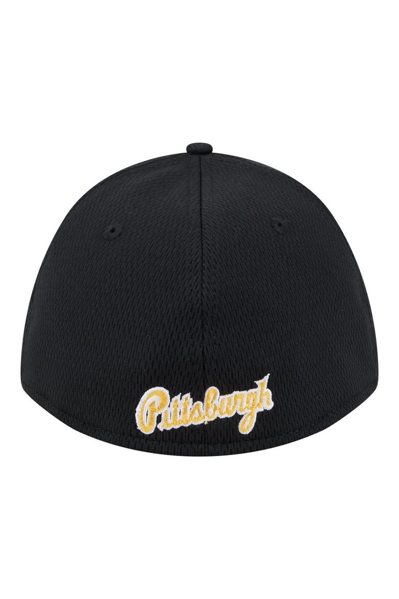 Men's New Era Black Pittsburgh Pirates Dash 39THIRTY Flex Hat, Alternate, color, Black