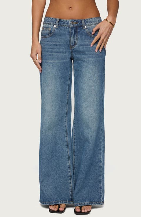 Casta Heart Pocket Low Rise Baggy Jeans