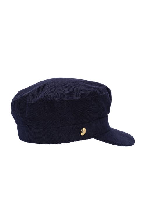 Lauren Ralplh Lauren Corduroy Brim Cap In Blue