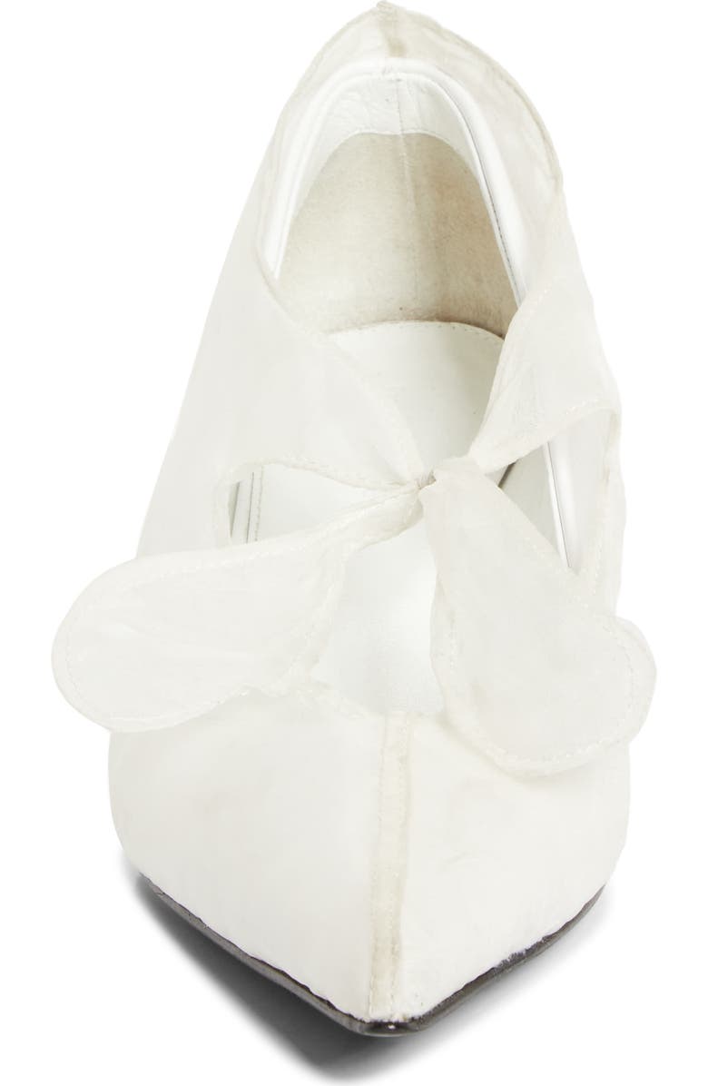Proenza Schouler Slash Pointed Toe Pump, Alternate, color, White