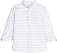Little English Kids' Mandarin Collar Roll Sleeve Shirt