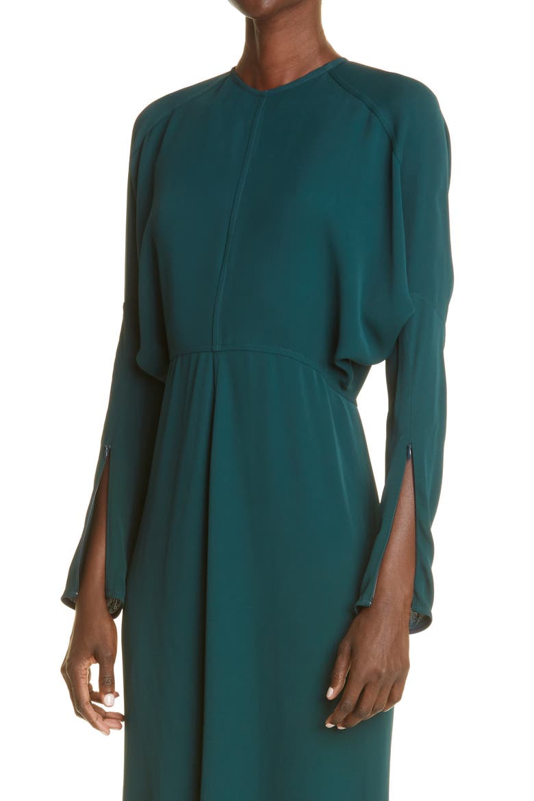 Dolman Long Sleeve Midi Dress, Alternate, color, MARINE