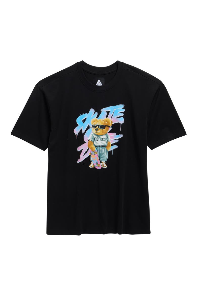 Kids' Polar Graphic Short Sleeve T-Shirt, Main, color, BLACK/ NO CAP SKATE