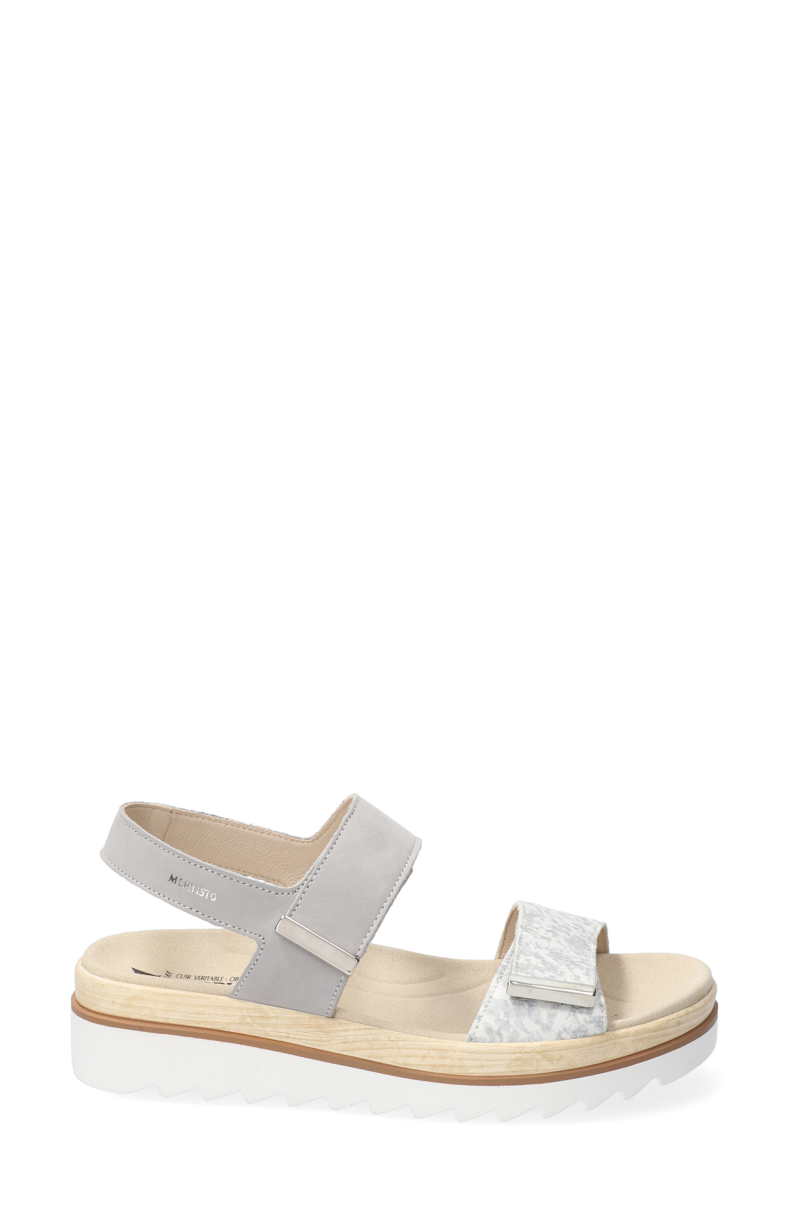 Dominica Platform Sandal, Alternate, color, LIGHT GREY