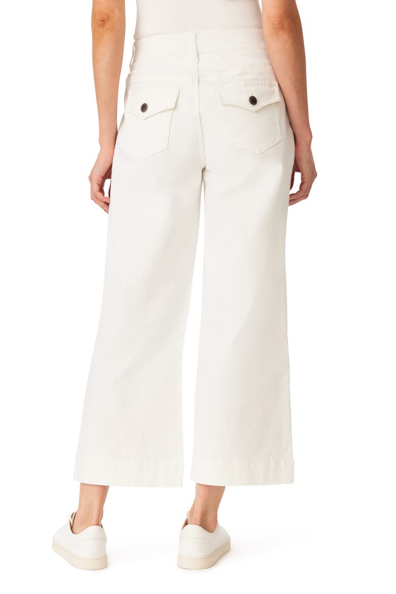 French Riviera 27-Inch High Rise Crop Wide Leg Jeans, Alternate, color, WHISPER WHITE