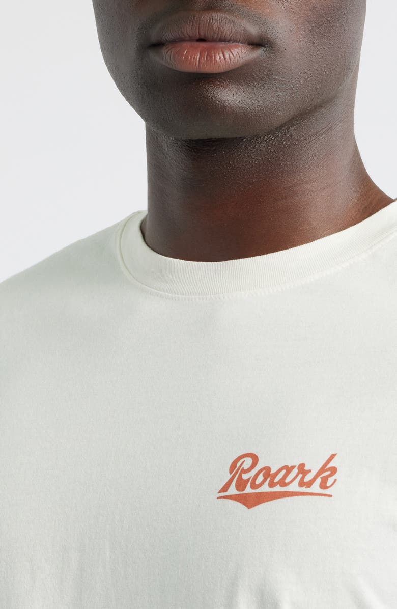 Roark Diamond Script Graphic T-Shirt, Alternate, color, Off White