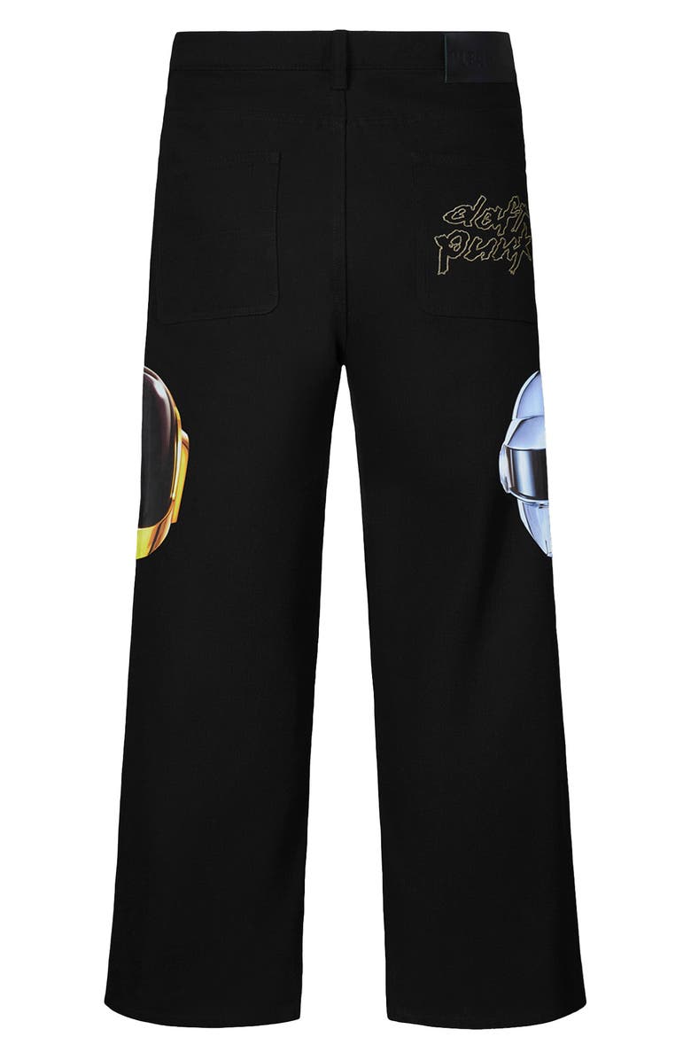 PLEASURES x Daft Punk RAM Baggy Jeans, Alternate, color, Black