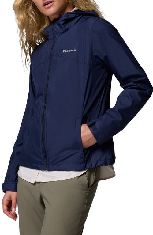 Columbia Zuma Stack Iii Water Repellent Hooded Jacket In Blue