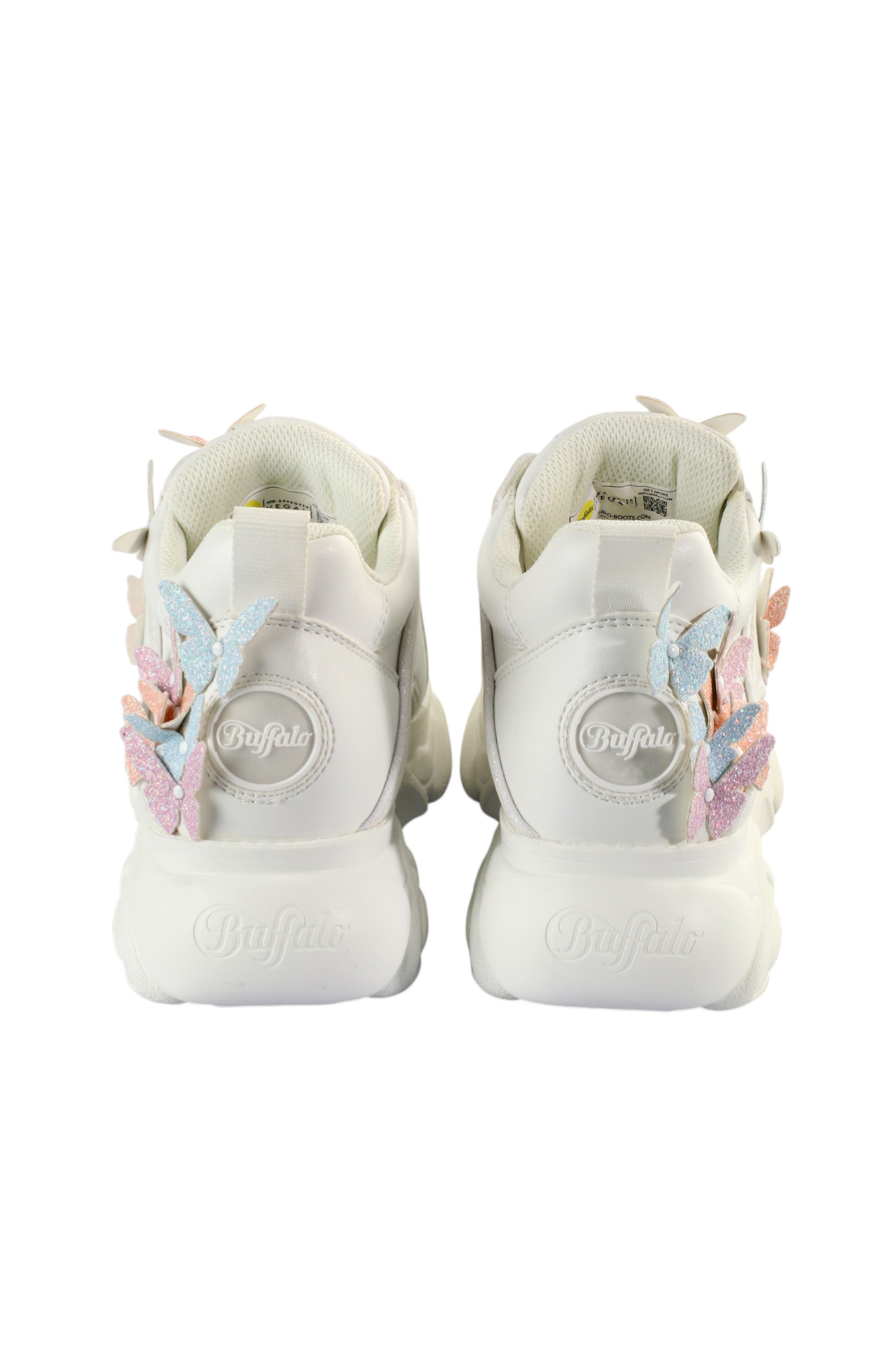 Buffalo Boots Cld Corin Butterflies Sneaker, Alternate, color, White Multi