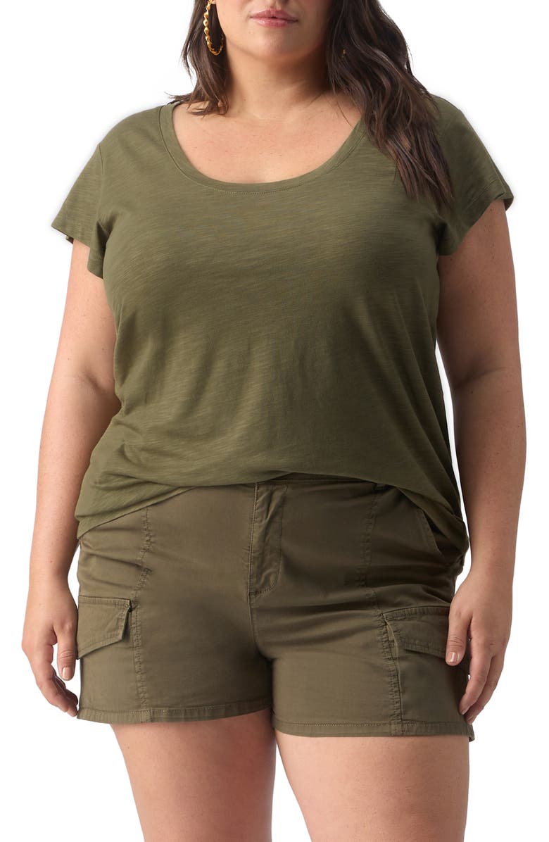 Sanctuary West Side T-Shirt, Main, color, Burnt Olive