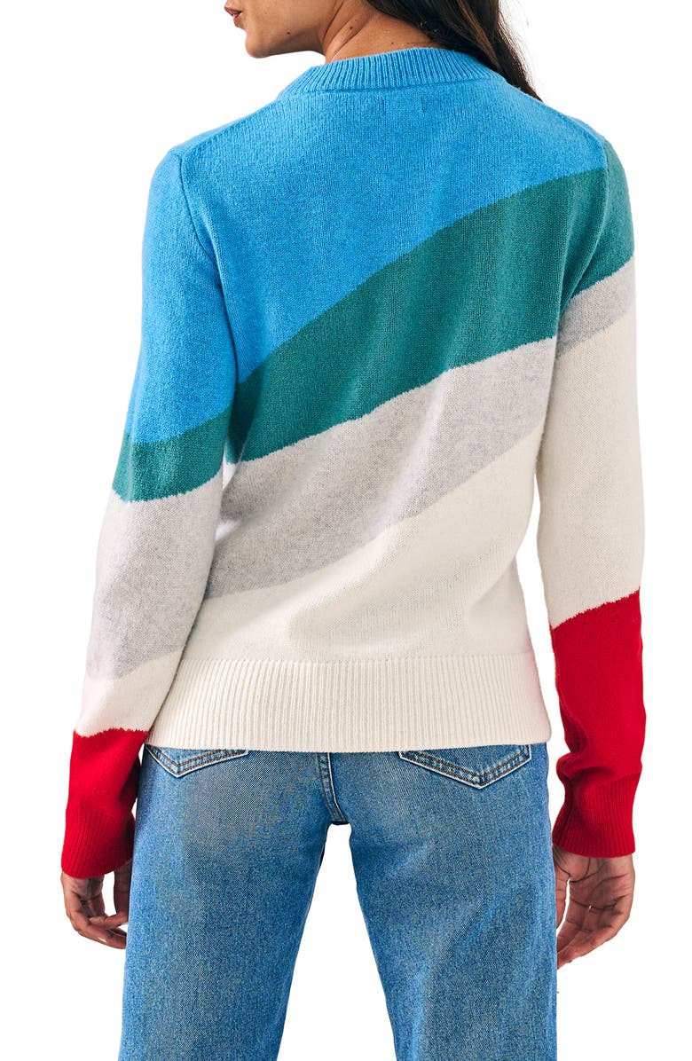 Faherty Mountain Coaster Crewneck Merino Wool Blend Sweater, Alternate, color, Mountain Coaster