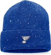 FANATICS Men's Fanatics Branded Blue St. Louis Blues Authentic Pro Rink Pinnacle Cuffed Knit Hat